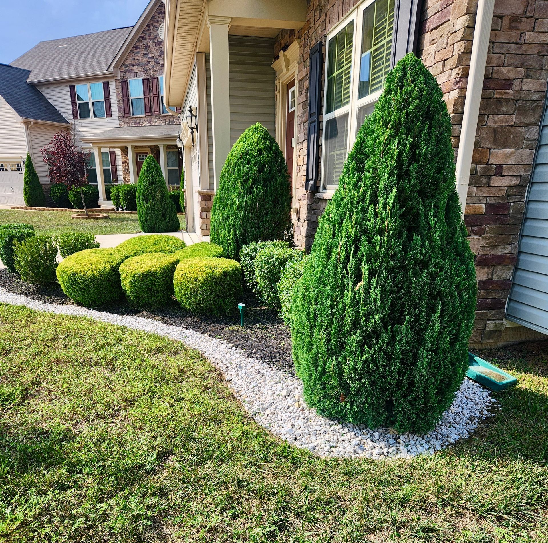 Mulching and Stone Installation